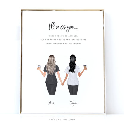 Personalised Beautician Leaving Gift