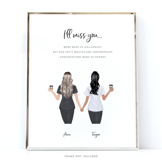 Personalised Beautician Leaving Gift