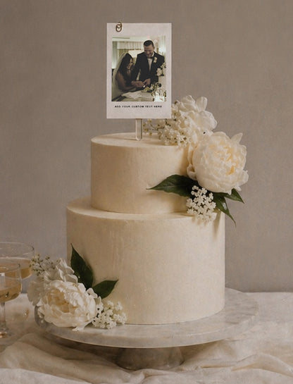 Personalised Cake Topper With Photo