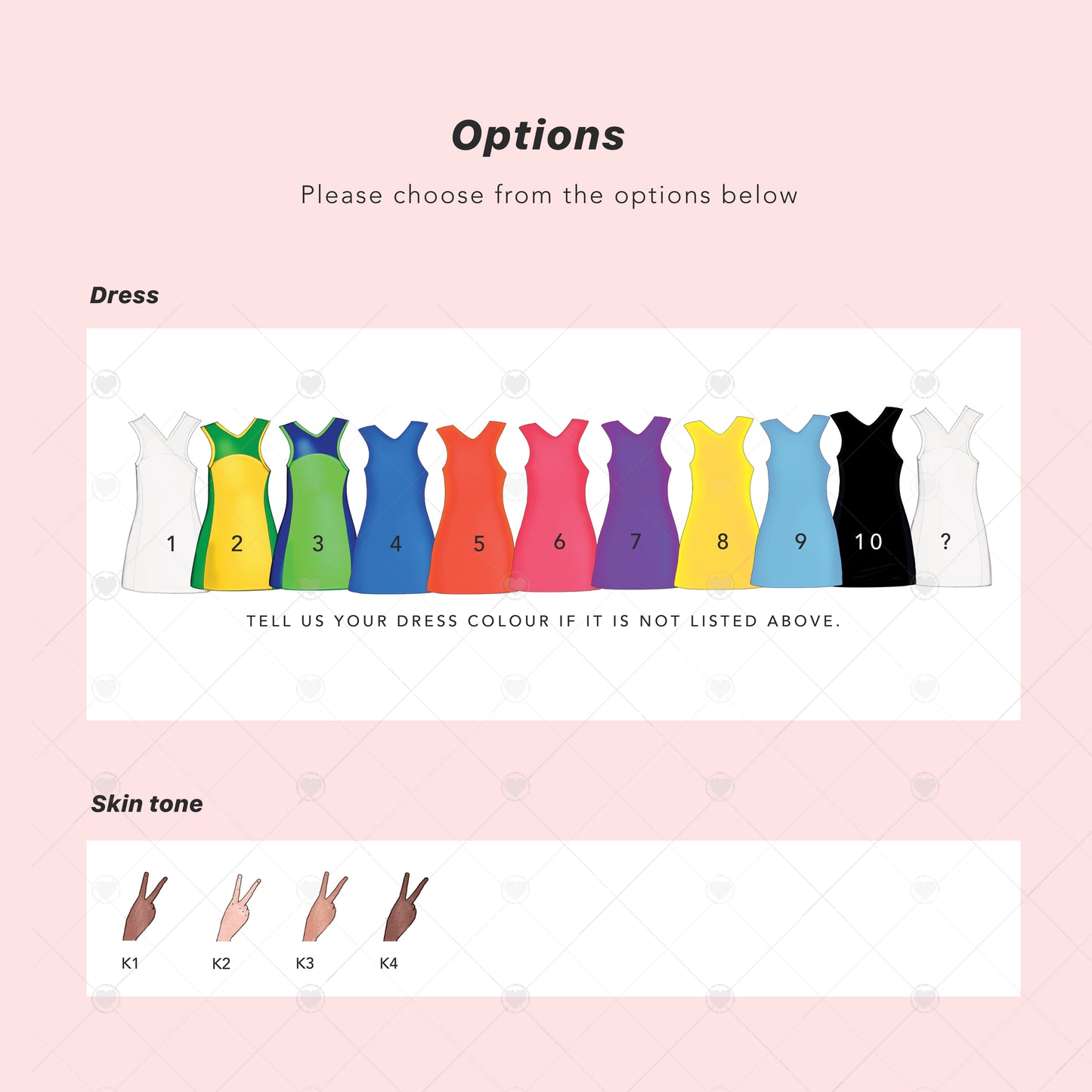 Personalised netball team picture