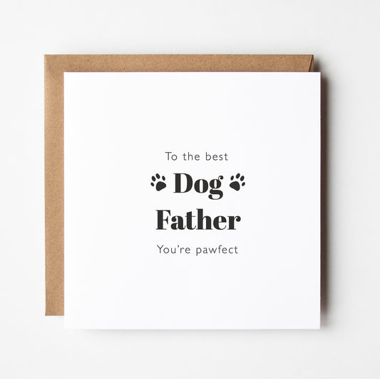 Dog Father Father's Day Card