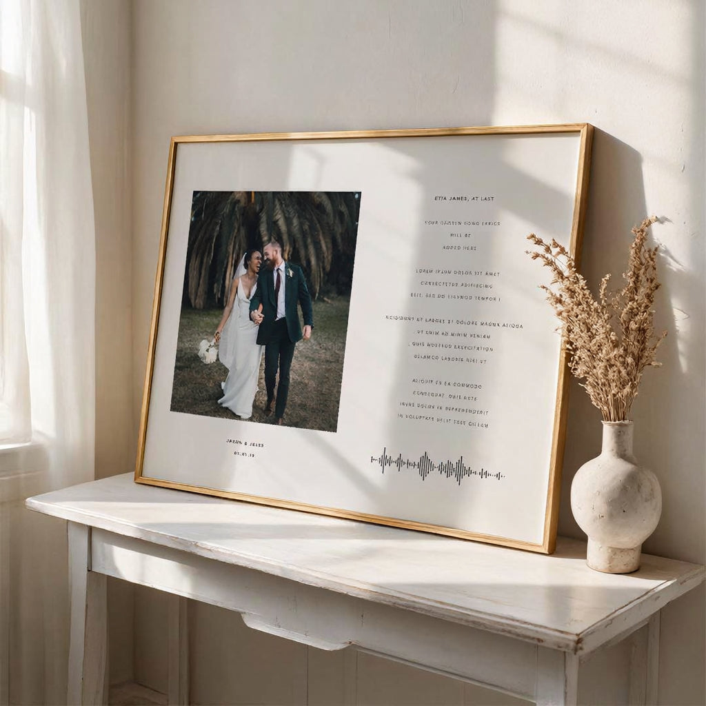 Wedding Song Lyrics Print