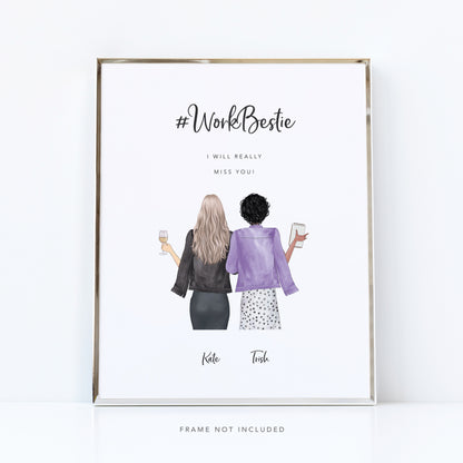 Custom colleague leaving gift