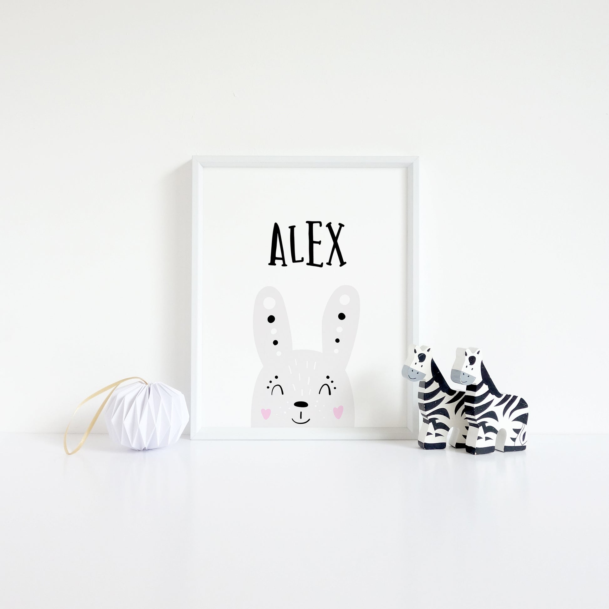 Bunny Rabbit Kids Wall Art