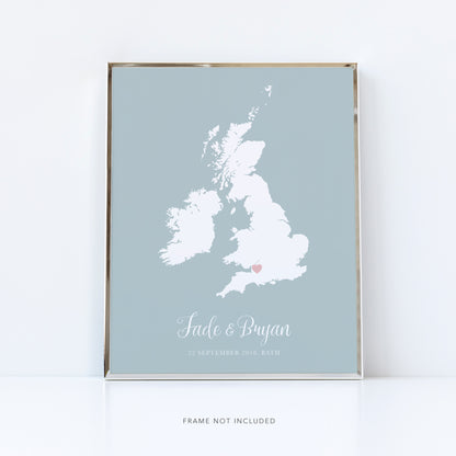 Where we first met map