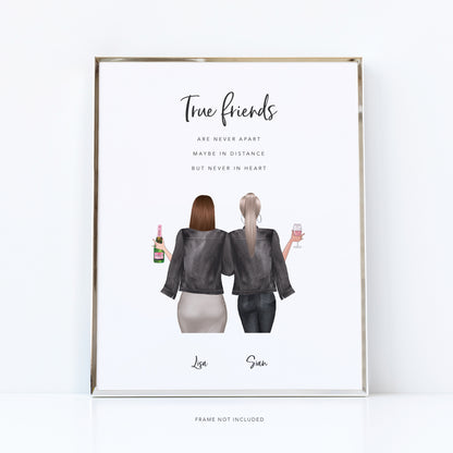 She's my best friend print | bestie present