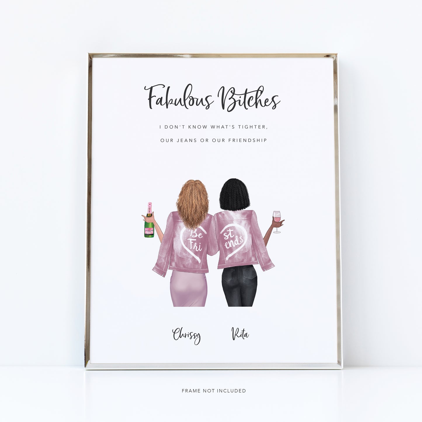 She's my best friend print | bestie present