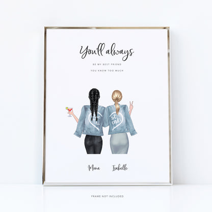 You're my person print | The greatest friend ever gift