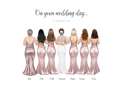 Bride Tribe print gift for the bride