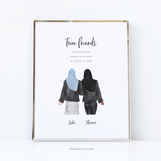 Muslim friends print