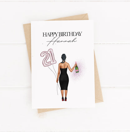 Personalised 21st birthday wishes for daughter/friend
