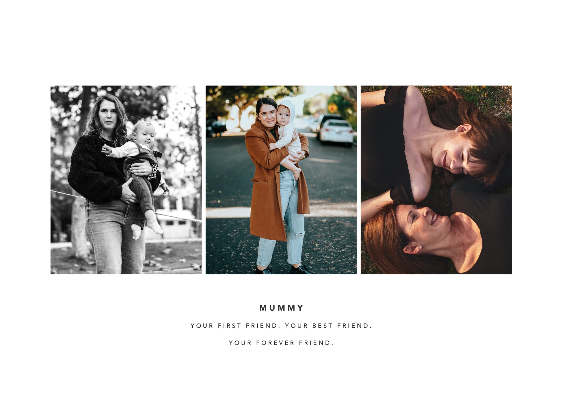 3 photo collage - mum gift ideas