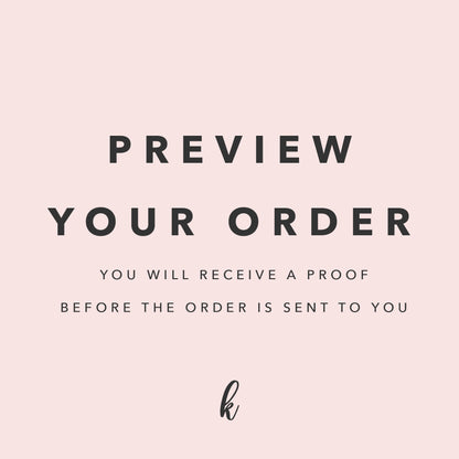 Wedding song lyrics - preview your order