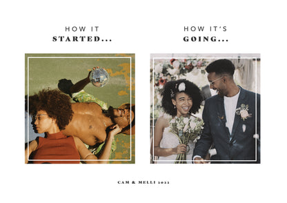 How it started love collage