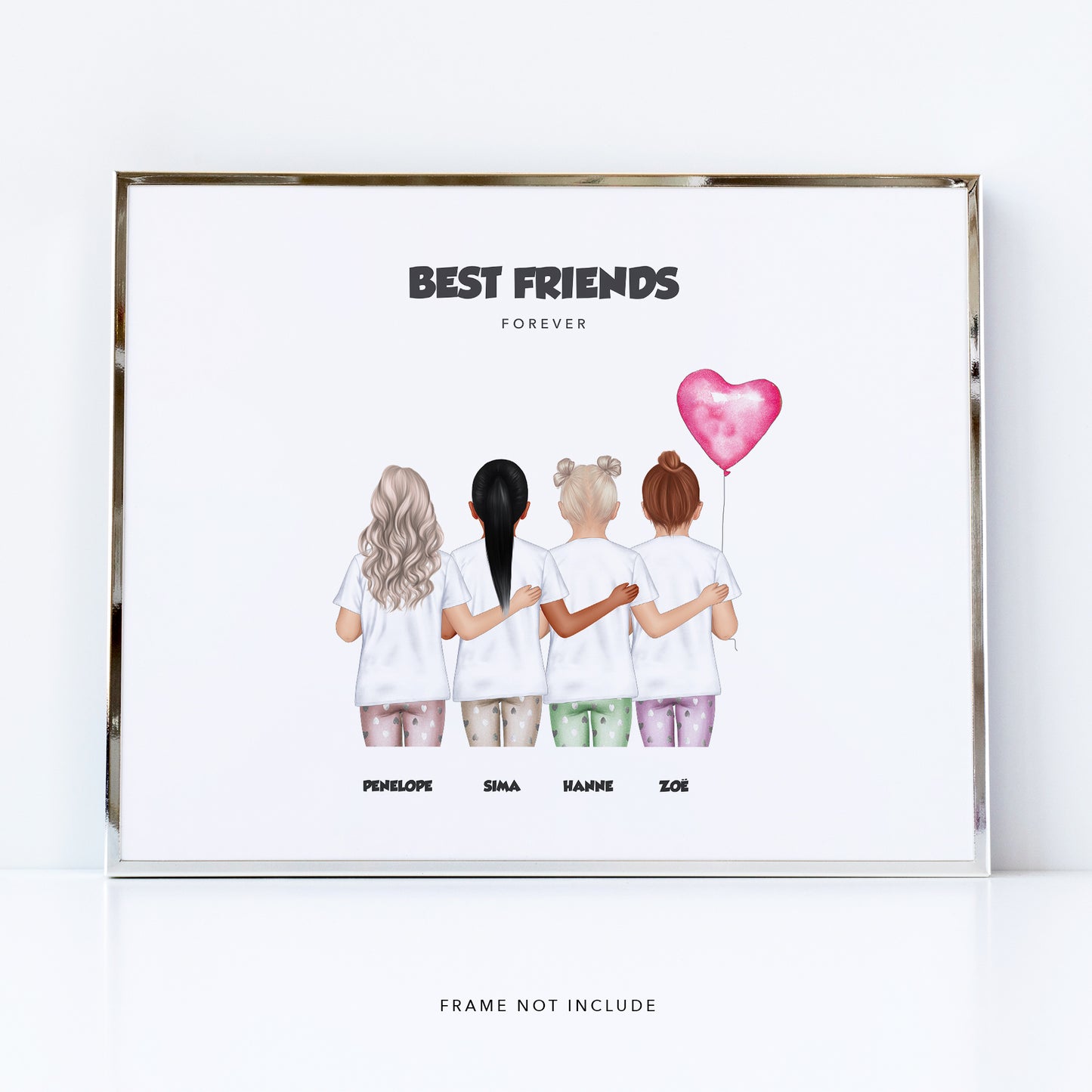Forever friends print | Group gift for children