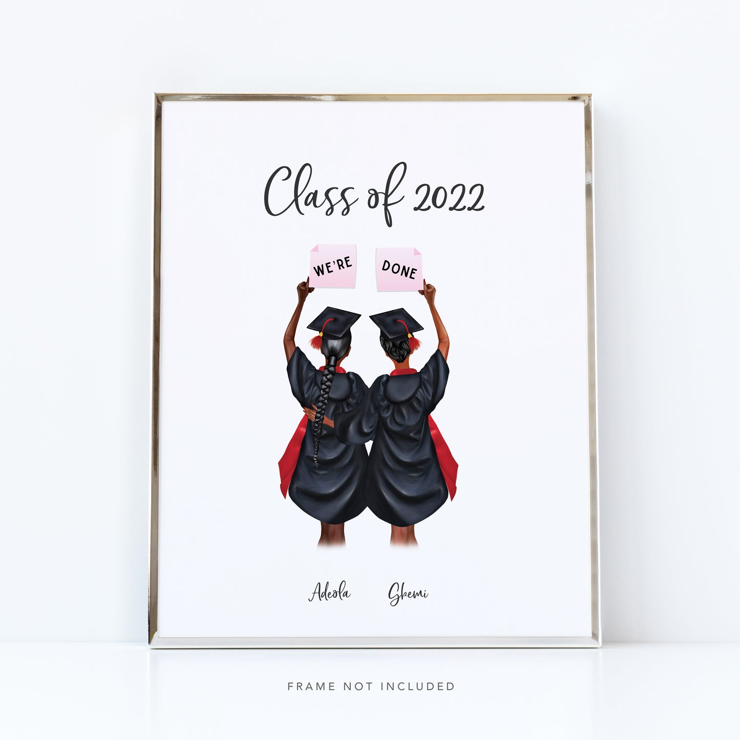 Best friends gradution print