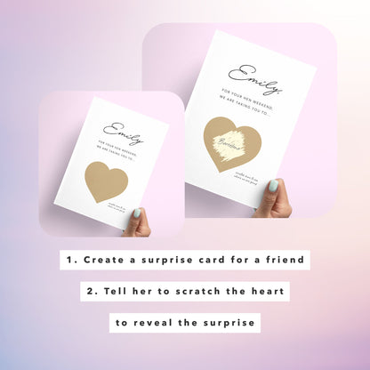 Create a surprise card for hens