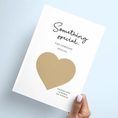 Something special reveal card