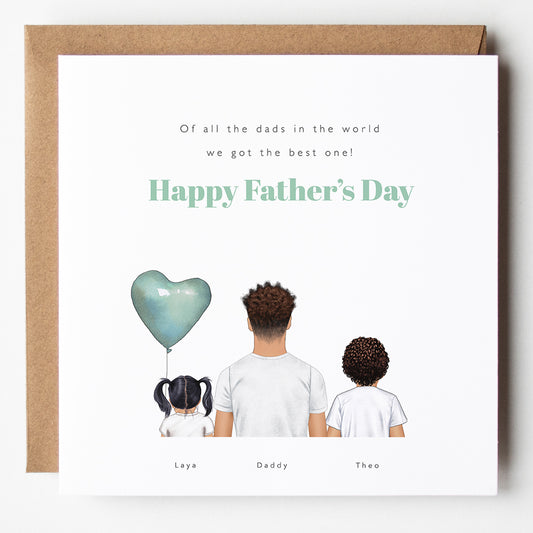 The Best Dad Father's Day Card