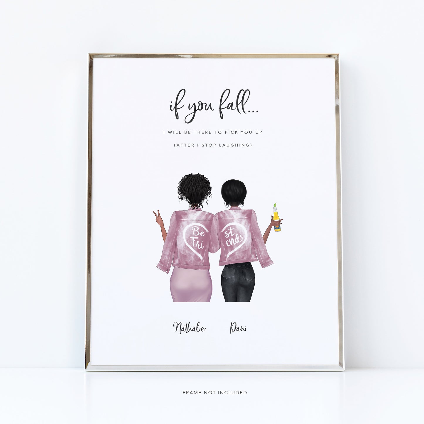 My best friend gift | Friends poster with quote
