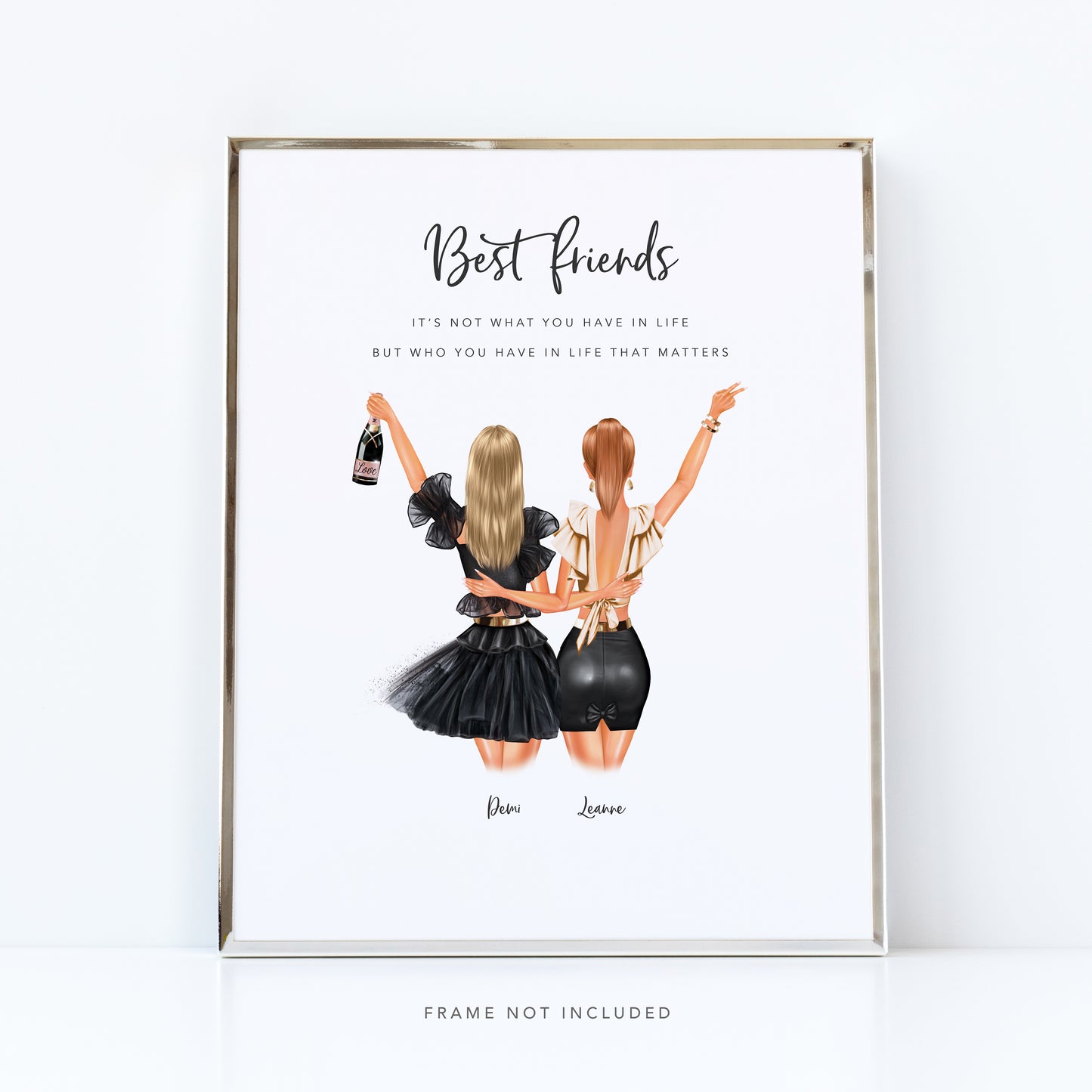 Girls Night Best Friends Print