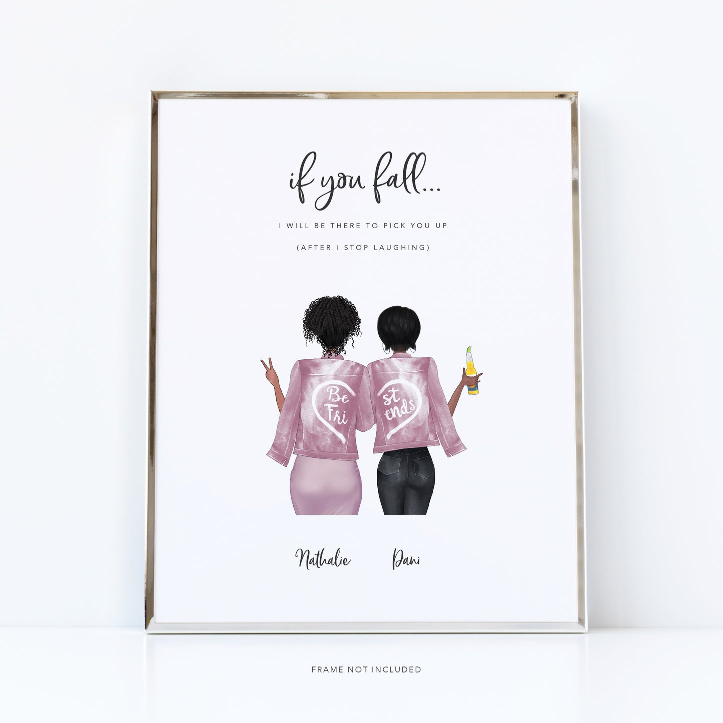 True friends are like diamonds | Unique print for best friends